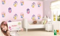 Giấy dán tường Hàn Quốc bé gái hình công chúa D5072-1