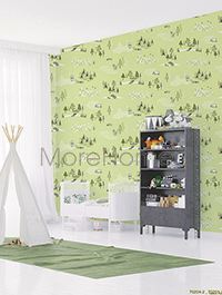 Giấy dán tường trẻ em rừng cây 70203-1
