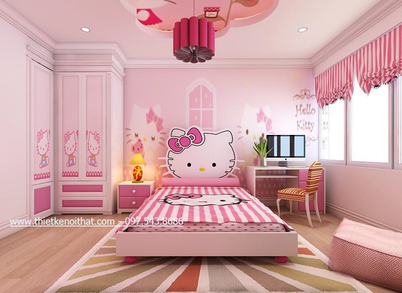 Lựa chọn giấy dán tường phòng bé gái theo từng tính cách khác nhau Lựa chọn giấy dán tường phòng bé gái theo từng tính cách khác nhau