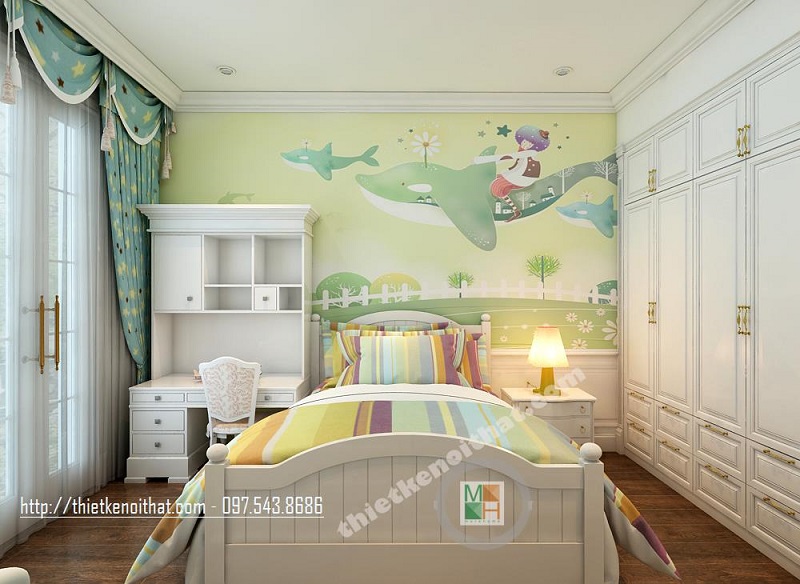 Lựa chọn giấy dán tường phòng bé gái theo từng tính cách khác nhau Lựa chọn giấy dán tường phòng bé gái theo từng tính cách khác nhau