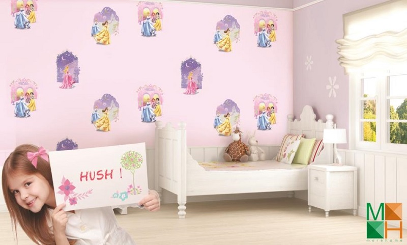 Lựa chọn giấy dán tường phòng bé gái theo từng tính cách khác nhau Lựa chọn giấy dán tường phòng bé gái theo từng tính cách khác nhau