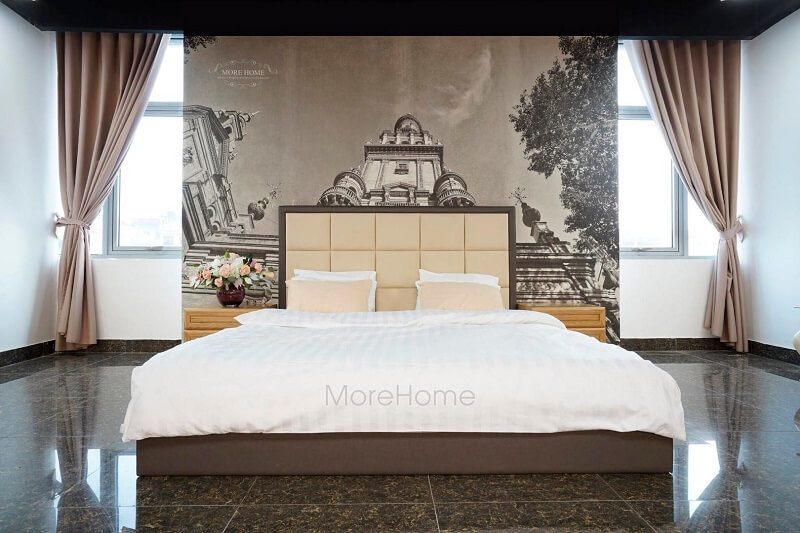 Mẫu giường ngủ đẹp gỗ công nghiệp được ưa chuộng tại showroom MoreHome-MHG 0005