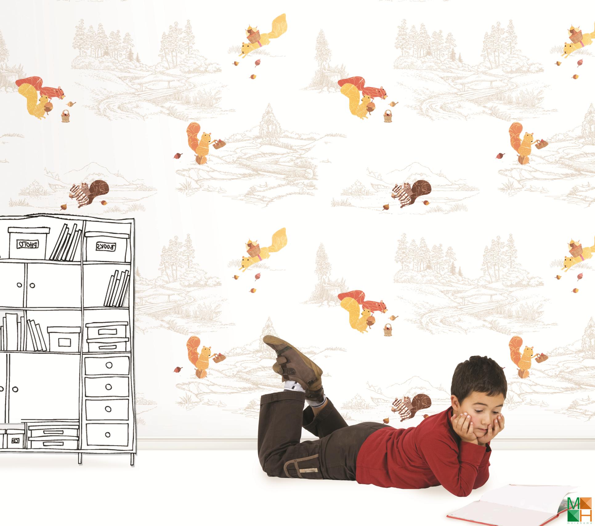 Các mẫu giấy dán tường phòng ngủ trẻ em đẹp