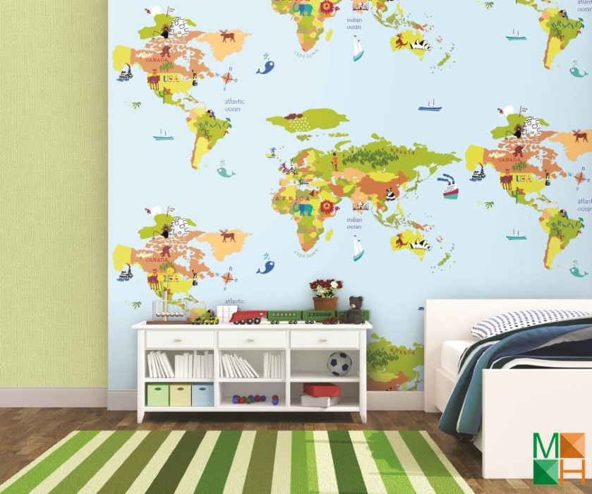 Gợi ý cách chọn giấy dán tường bé trai Gợi ý cách chọn giấy dán tường bé trai